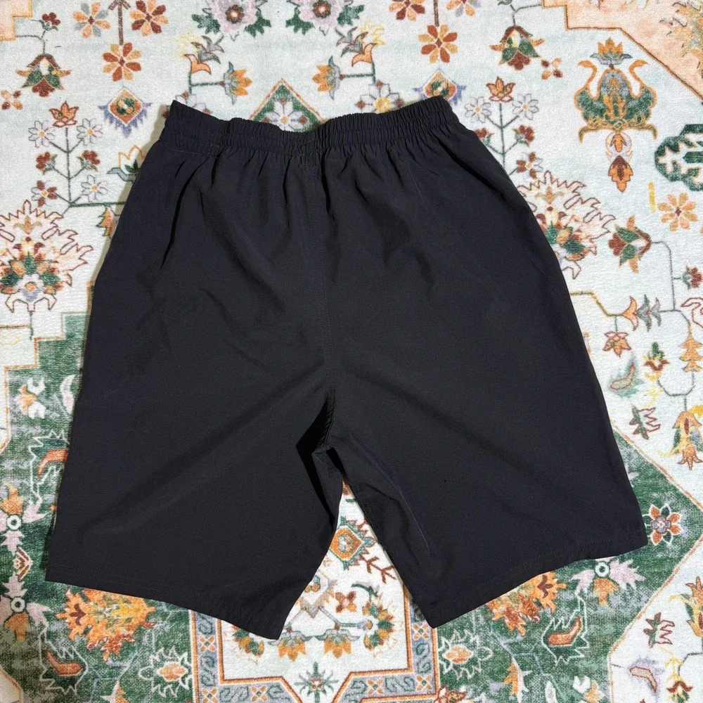Nike Men's Black Athletic Training Shorts with Logo Tape - Size S‎